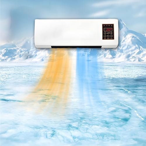 Enchantia Wall Mounted Air Conditioner, Cooling and Heating Portable Air Conditioning Split Max With Remote Control and Digital Display Screen, Wall-Mounted 2-In-1 Mini Split Thermostat