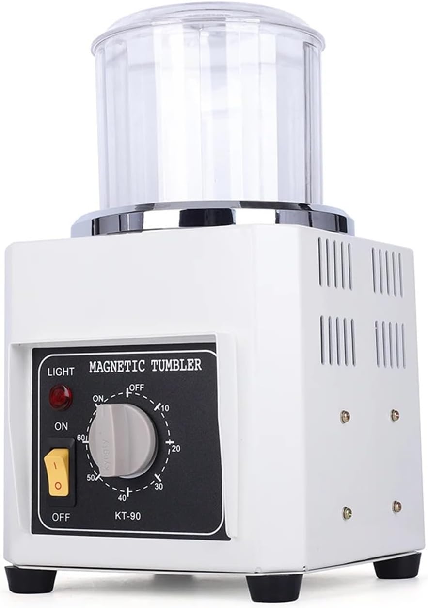 Magnetic Polishing Machine,Tumbler AC DIY Jewelry Polisher Finishing Cleaning Tool,Jewelry Polishing Finishing Machine
