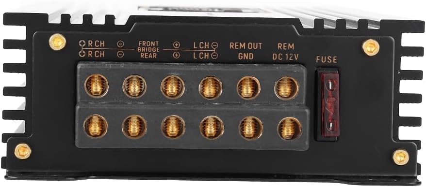 Car Amplifier, Audio Power Amp Module for Vehicle Stereo Sound System, Car Stereo Power Amplifier Unit, Automobile Audio Booster, Replacement Amplifier Board for Speakers