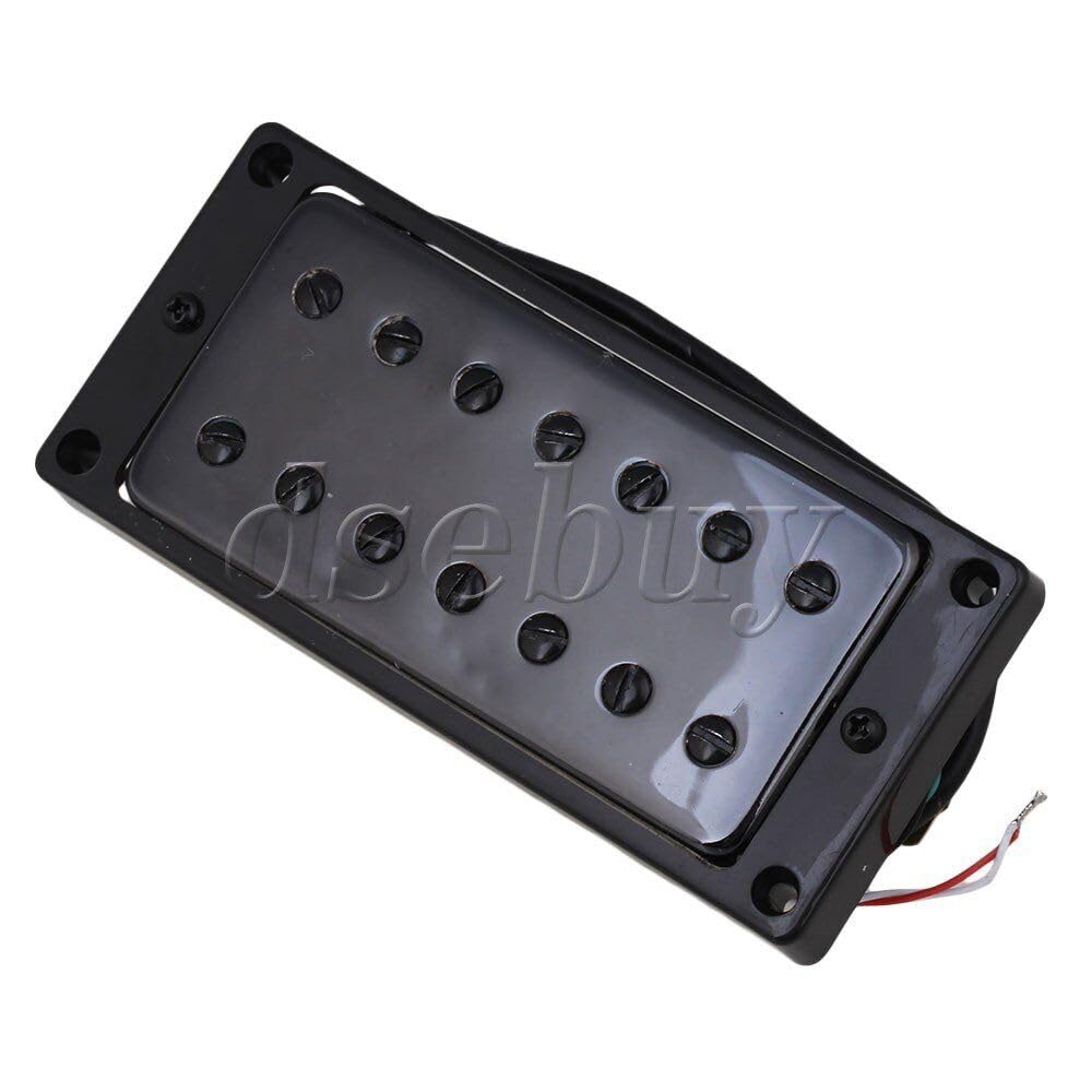 2PCS Black Pickups for 7 String Electric Guitar 52mm 55mm