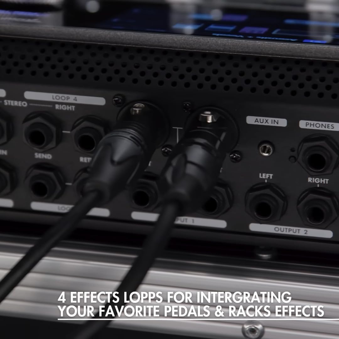 Fender Tone Master Pro Multi-Effects Guitar Pedal Workstation Bundle with 2 x Tone Master FR-10 120V 1000 W Class-D Power Amp and 2 x 25-Feet XLR Male to Female Microphone Cable (5 Items)