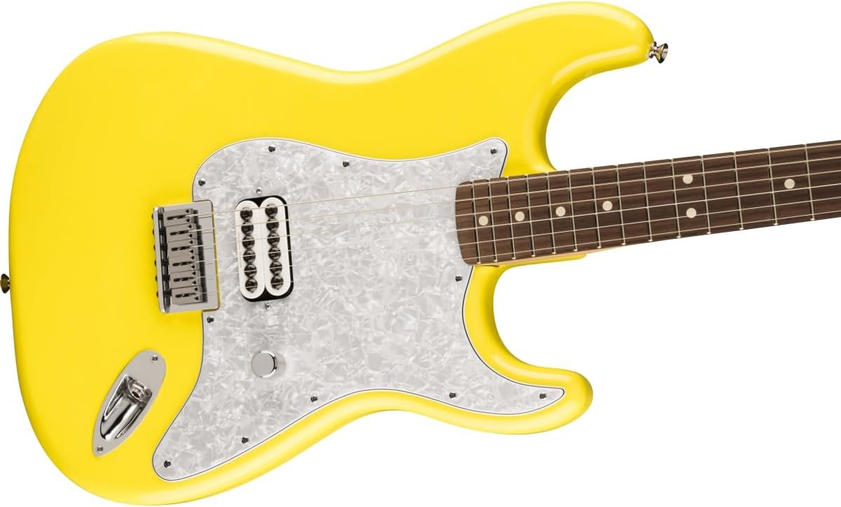 Fender Tom DeLonge Stratocaster Electric Guitar - Graffiti Yellow