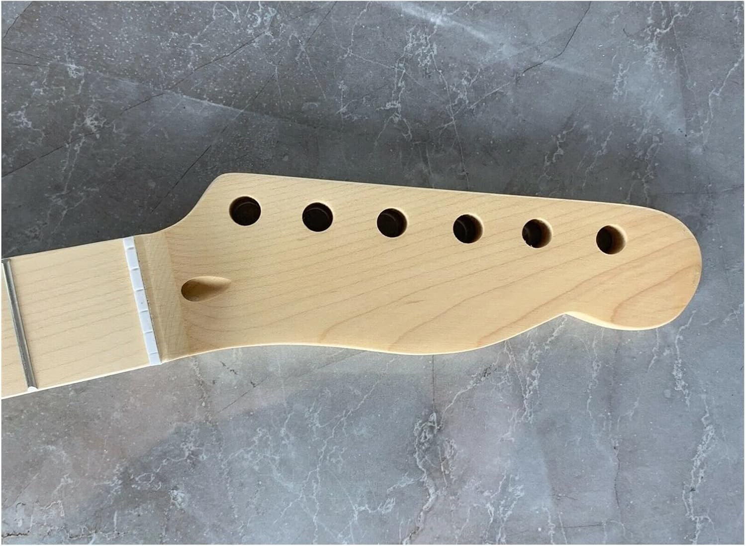 ZUZU Neck Maple for Electric Guitar Fretboard with 22 Frets Unfinished Guitar Neck