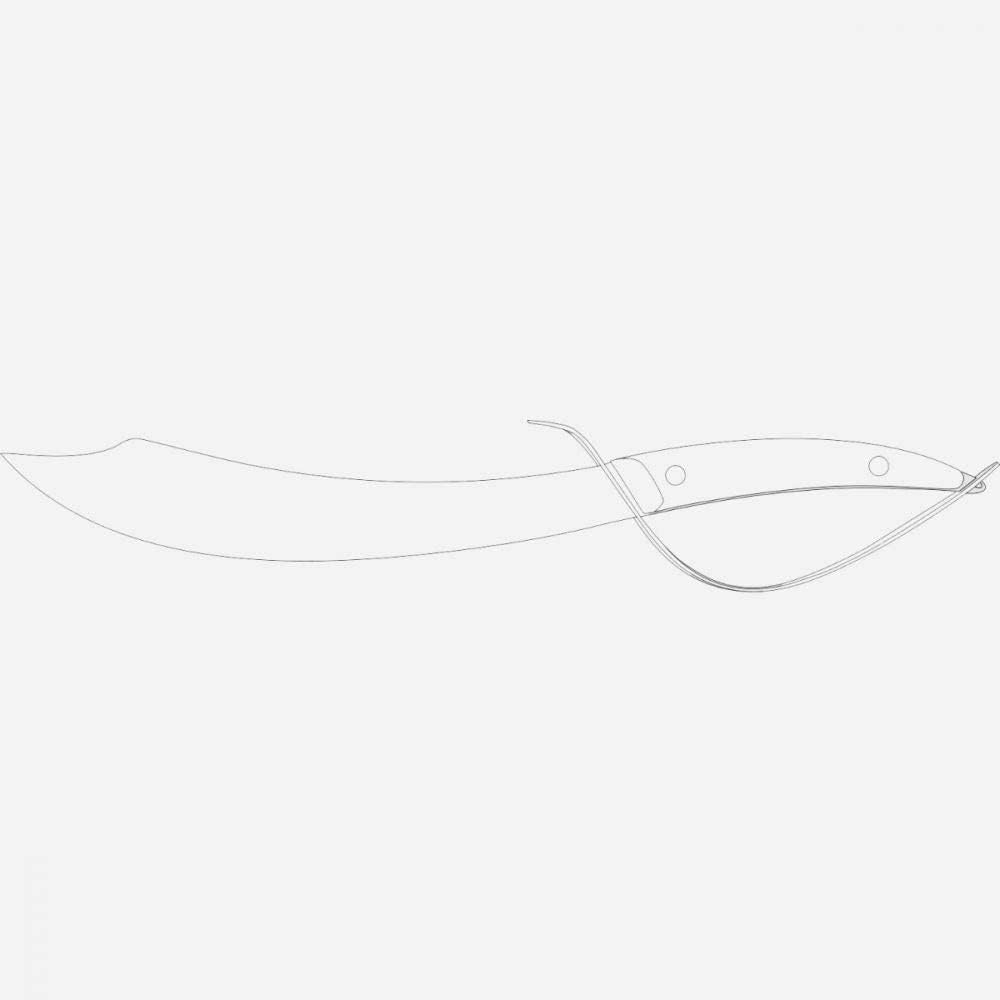 Berkel Elegance Champagne Sabre Wenge Color/Sabre for opening sparkling wines/Luxury accessory for quality tasting of Champagne/Saber ensures a clean cut/For the scenographic opening of bottles