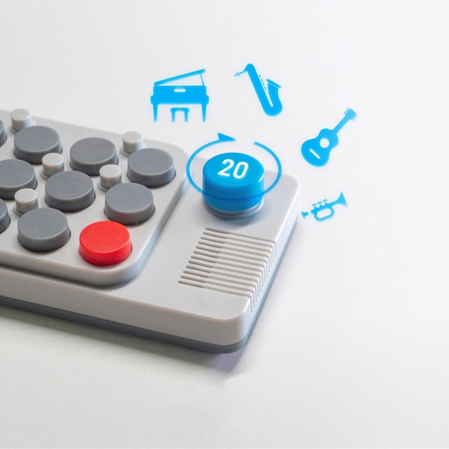 Pocket Music Keyboard, Small MIDI Keyboard Adjustable with 3.5mm Jack, Bluetooth Portable Electric Music Keyboard with Keyboard Stickers for Beginners