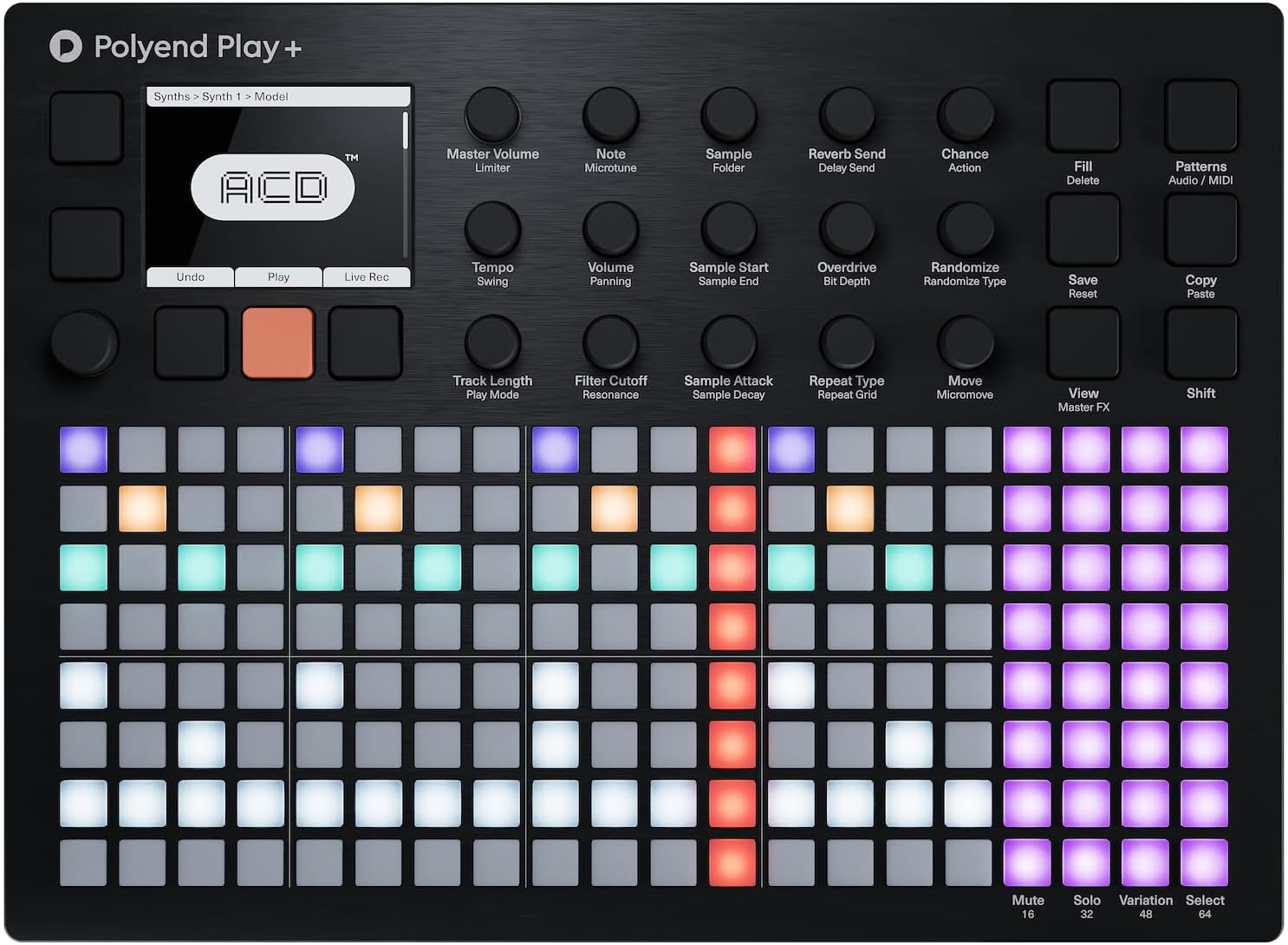 Polyend Play+ Standalone Synthesizer, Sampler, and MIDI Workstation