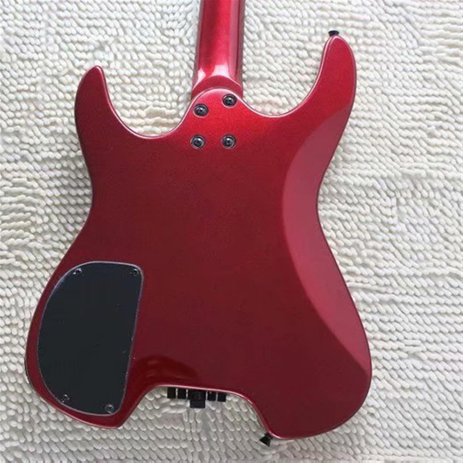39 Inches Red Headless Electric Guitar with Rosewood Fretboard 24 Frets Professional Headless Guitar
