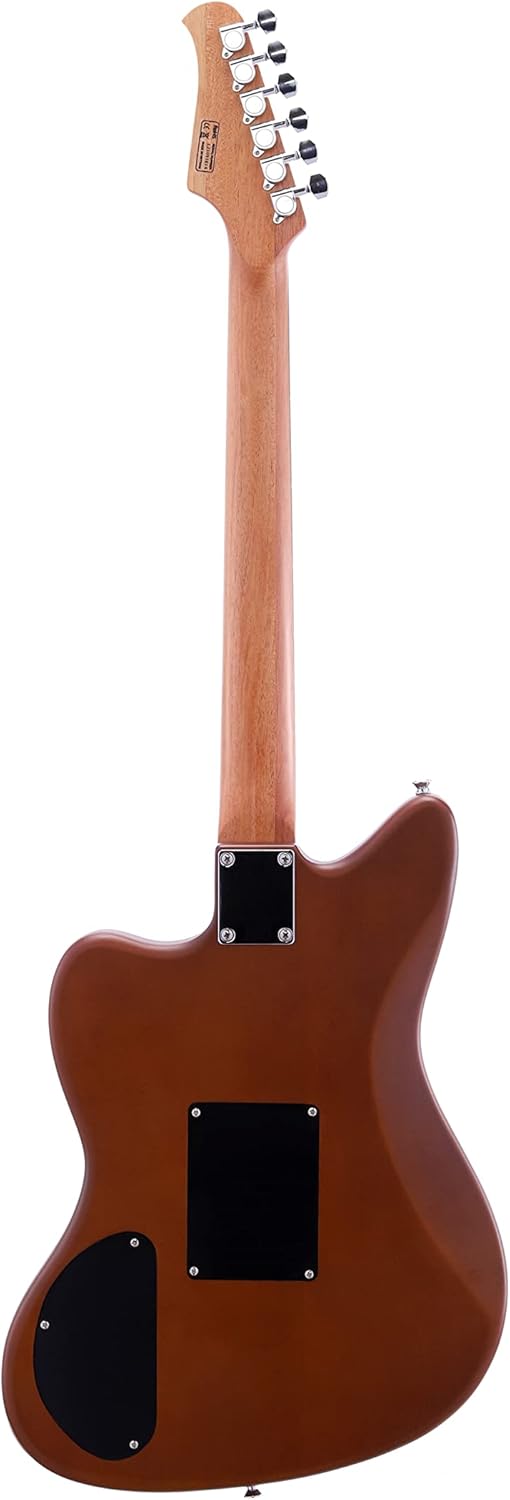 IYV- IJGAP-300 Semi Hollow Electric Acoustic Guitar Satin Brown