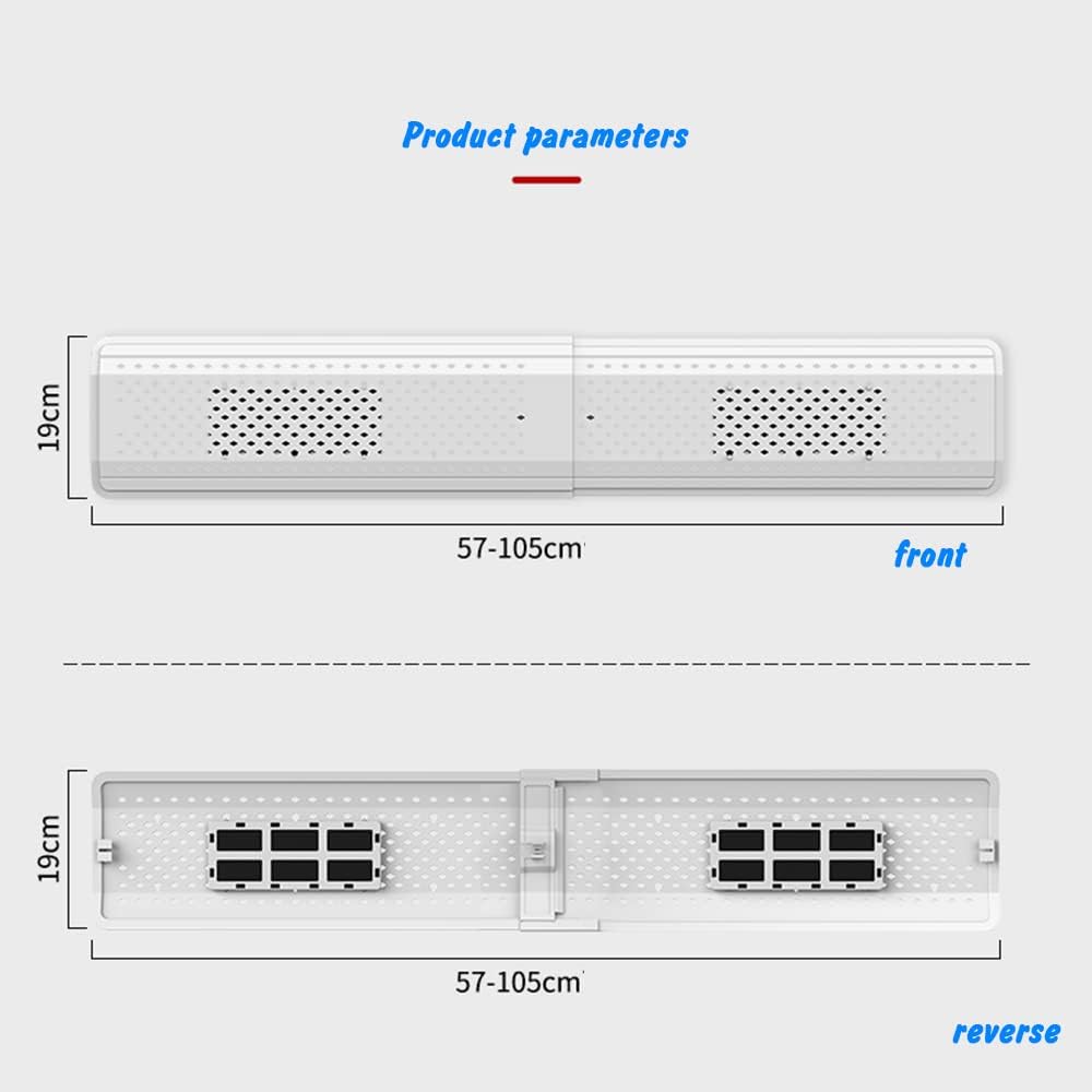 Wall-Mounted Air Conditioner Outlet Transfer Windshield Windbreaker Wall-Mounted Air-Conditioning Air Baffle for Home, Floor, Wall