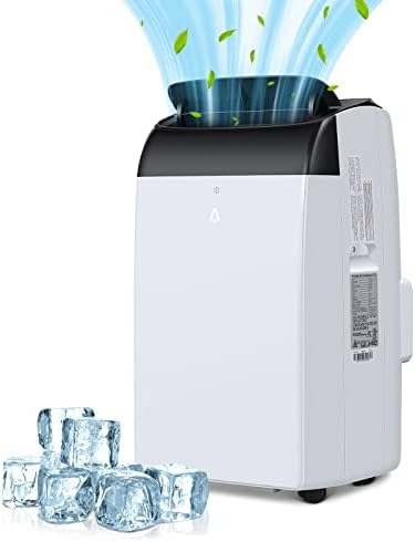 12,000 BTU Air Conditioner Portable for Room up to 550 Sq.Ft, 3-in-1 AC Unit with LED Function Display, Dehumidifier & Fan, Installation Kit & Remote Control for Home