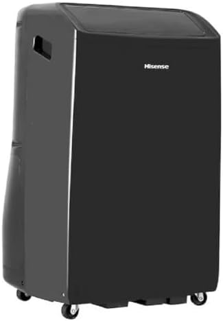 Hisense 10,000-BTU DOE Inverter 115V 550-sq ft Grey Wi-Fi Portable Air Conditioner w/ Remote (Renewed)