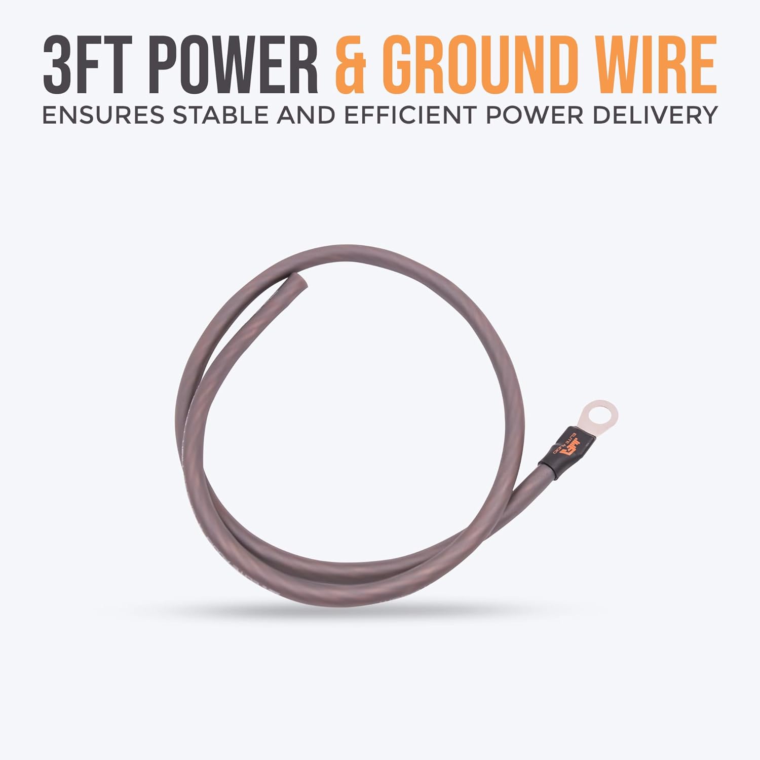 Elite Audio Premium Series Amp Kit Copper Clad Aluminum Wire, Triple-Shielded RCA Cables, High-Power Capacity, ANL Fuse Holder, Car Amplifier Install Kit (4 Gauge (Full Size ANL))