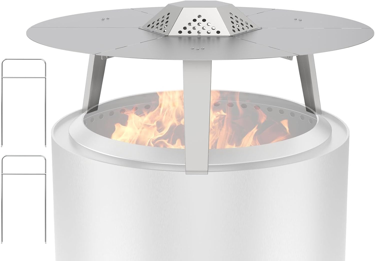 Fire Pit Heat Deflector for Solo Stove Yukon 27