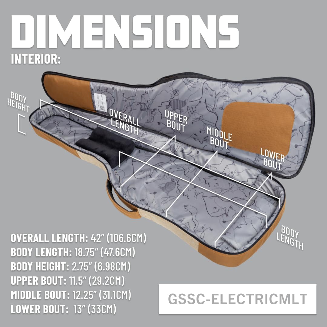 Gator Someone Somewhere Core Series Electric Guitar Gig Bag - Black