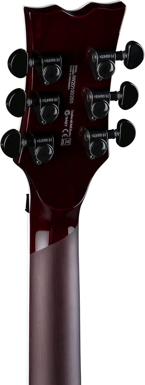 Dean Guitars TB Select Floyd QM - Natural Black Burst TBSELFQMNBST