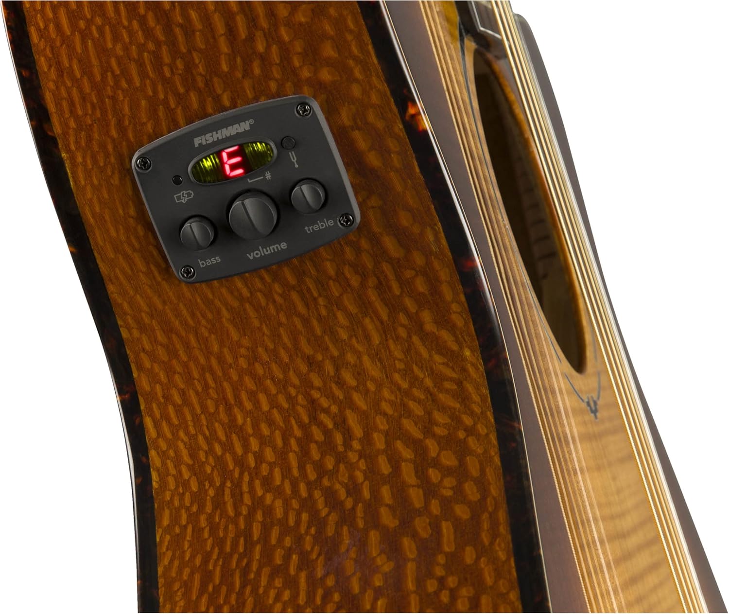 Fender FA-345CE Flame Maple Top Auditorium Acoustic-Electric Guitar - 3-Color Tea Burst Bundle with Tuner, Strings, Strap, Picks, and Austin Bazaar Instructional DVD