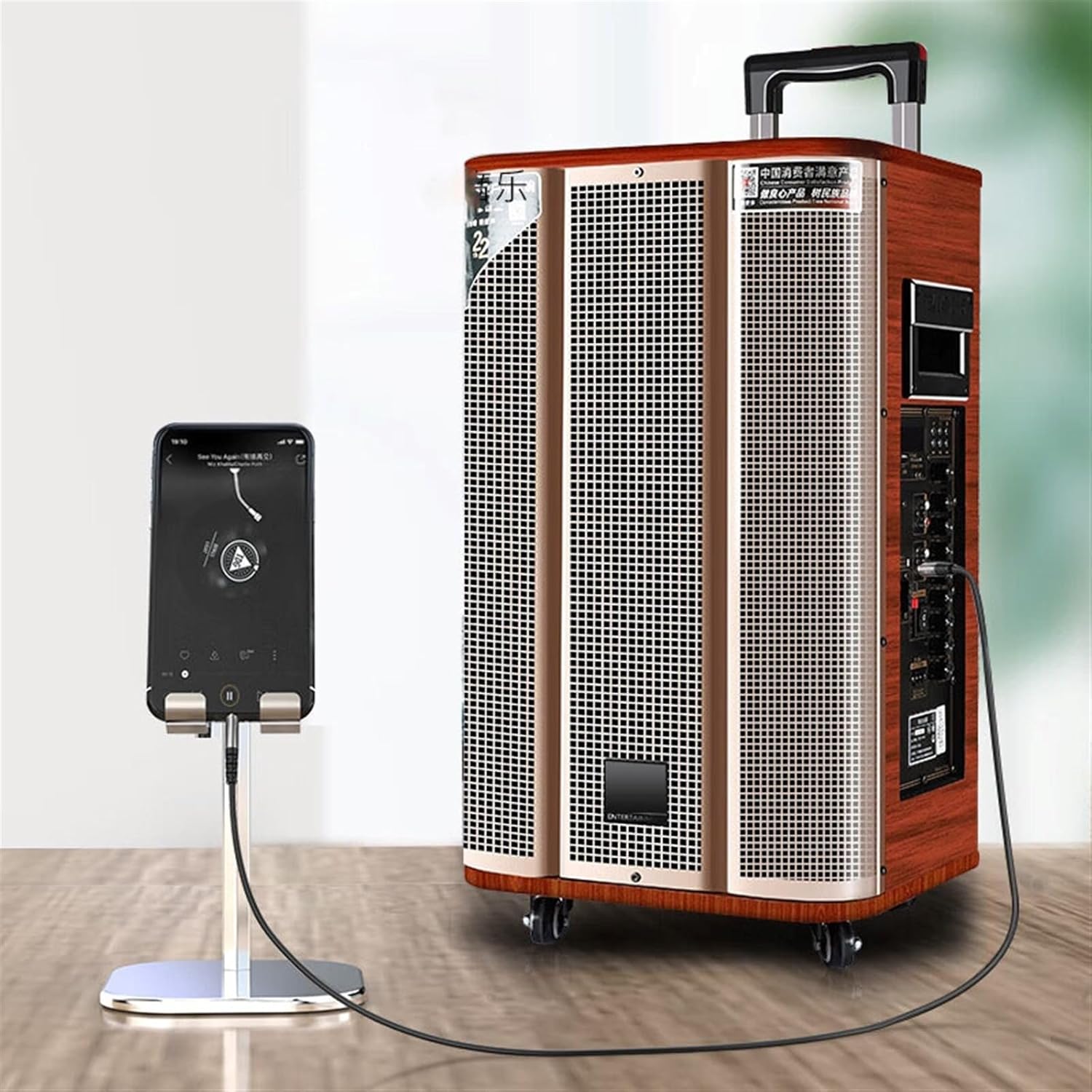 Guitar Audio Cable Cable 3.5 to 6.35 Large Three-core Guitar Mixer Amplifier Connected to Mobile Phone Computer 3.5mm to 6.5mm(5m)