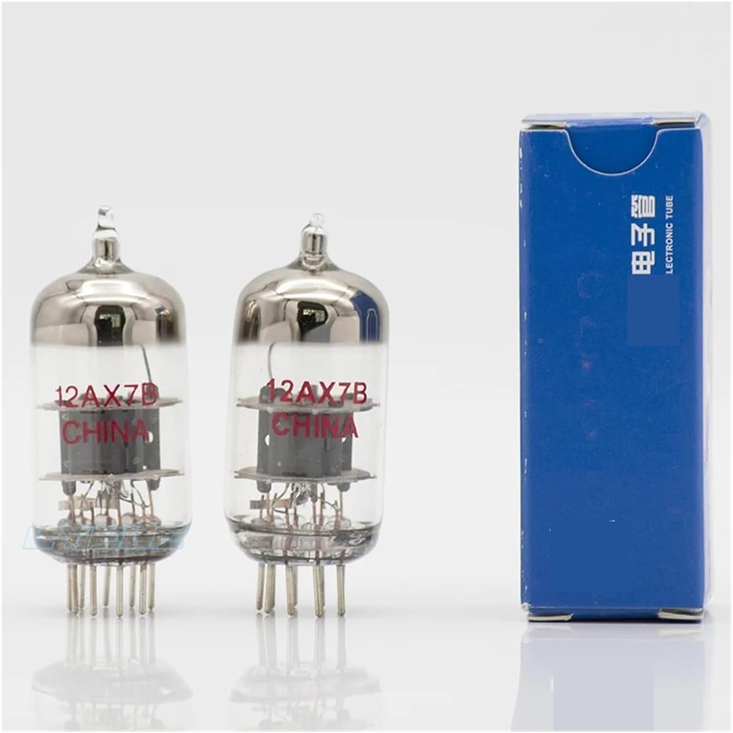 12AX7B 12AU7 Tube Replaces ECC83 7025 6N4 Tube Precision Matching Suitable for Audio Amplifier(12AX7B 2pcs)