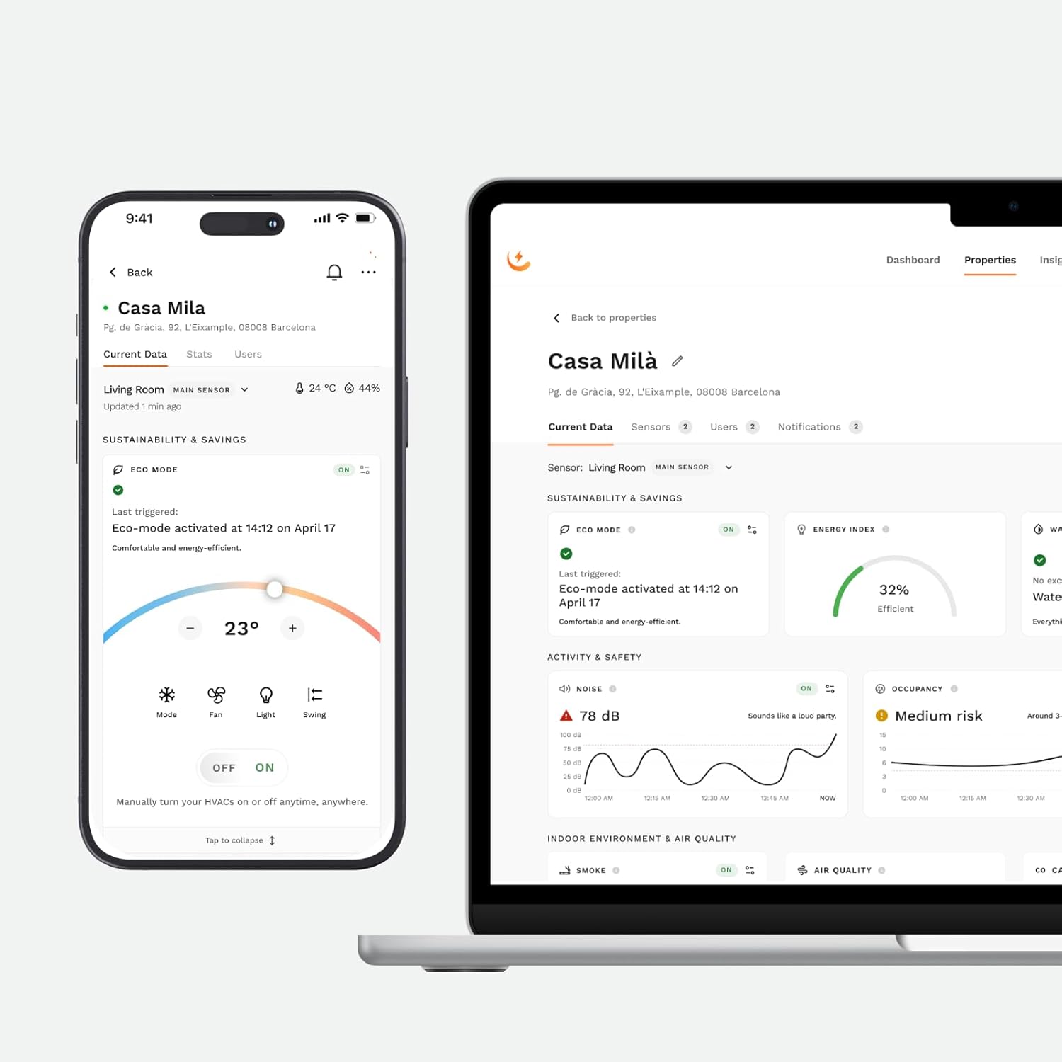 Smart Air Conditioner Controller | WiFi Remote & Sensor | Energy-Saving Smart Cooling Device | Comfort & Control for Mini Split, Heat Pump & Home