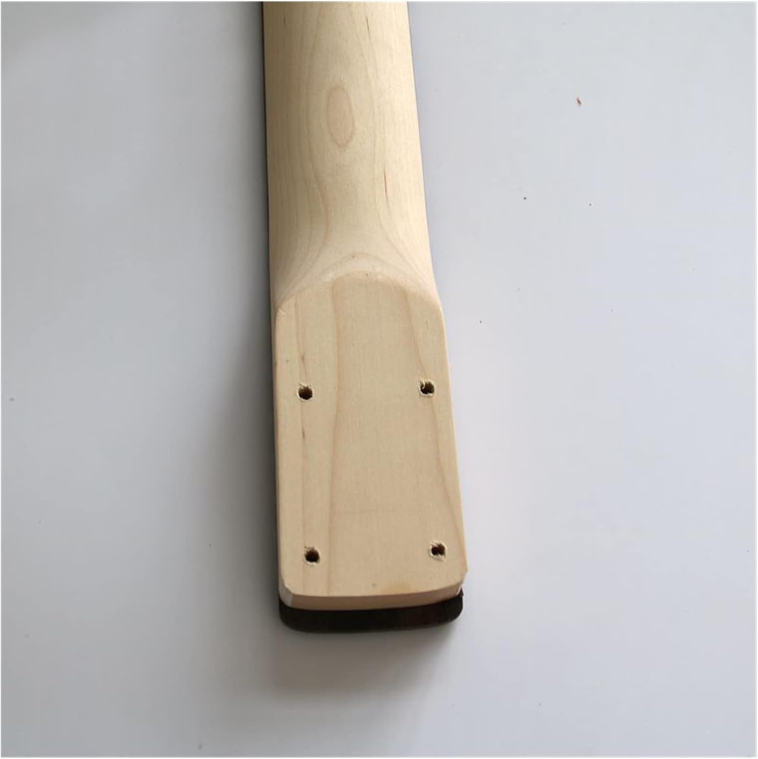 Unfinished Guitar Kit DIY Electric Guitar Making Kit, Maple Maple, Tiger Grain Basswood Body, Hard Maple Neck Handmade ​Guitar Body