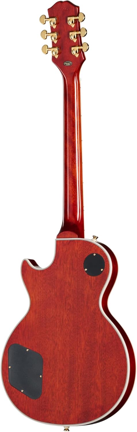 Epiphone EXCLUSIVE Les Paul Custom Quilt AAA, Ice Tea with Bag