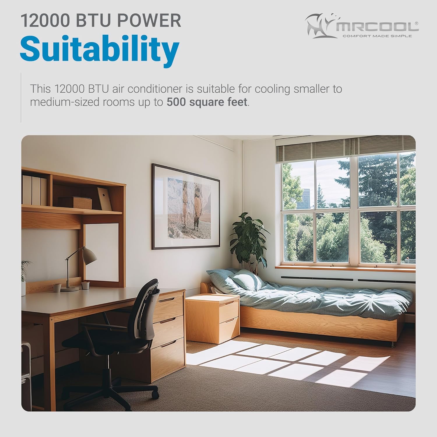 MRCOOL 12000 BTU 230V Ductless Inverter Mini Split Air Conditioner & Heat Pump System, Advantage Series - Wall-Mounted AC Unit w/Heating and Cooling for Home, Office & Commercial Space