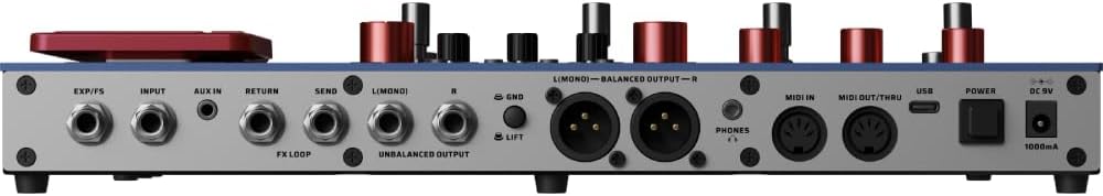 Valeton Guitar Pedal Multi-Effects Processor Guitar Bass Amp Modeling IR Cabinets Simulation with FX Loop MIDI I/O Expression Pedal Stereo OTG USB Audio Interface GP-200X