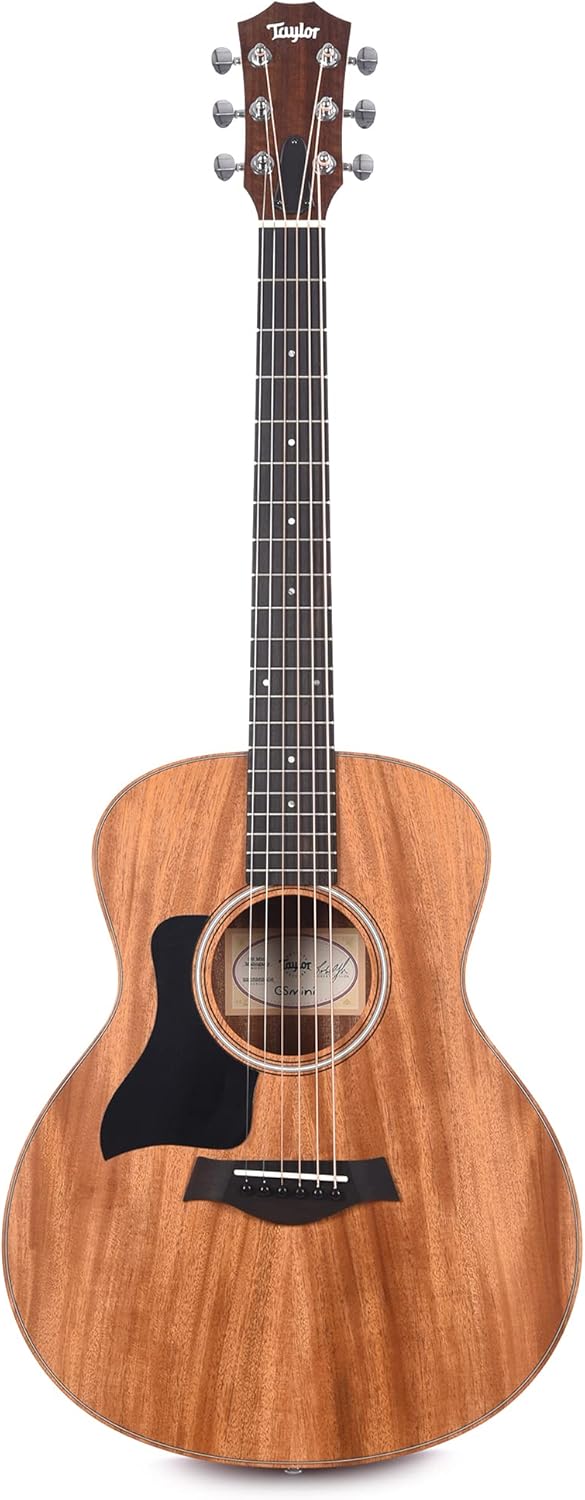 Taylor GS Mini Mahogany Left-Handed Acoustic Guitar - Natural with Black Pickguard