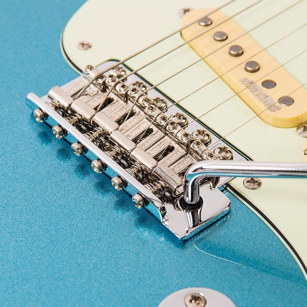 VINTAGE Electric Guitar, Right, Candy Apple Blue (V6CAB)