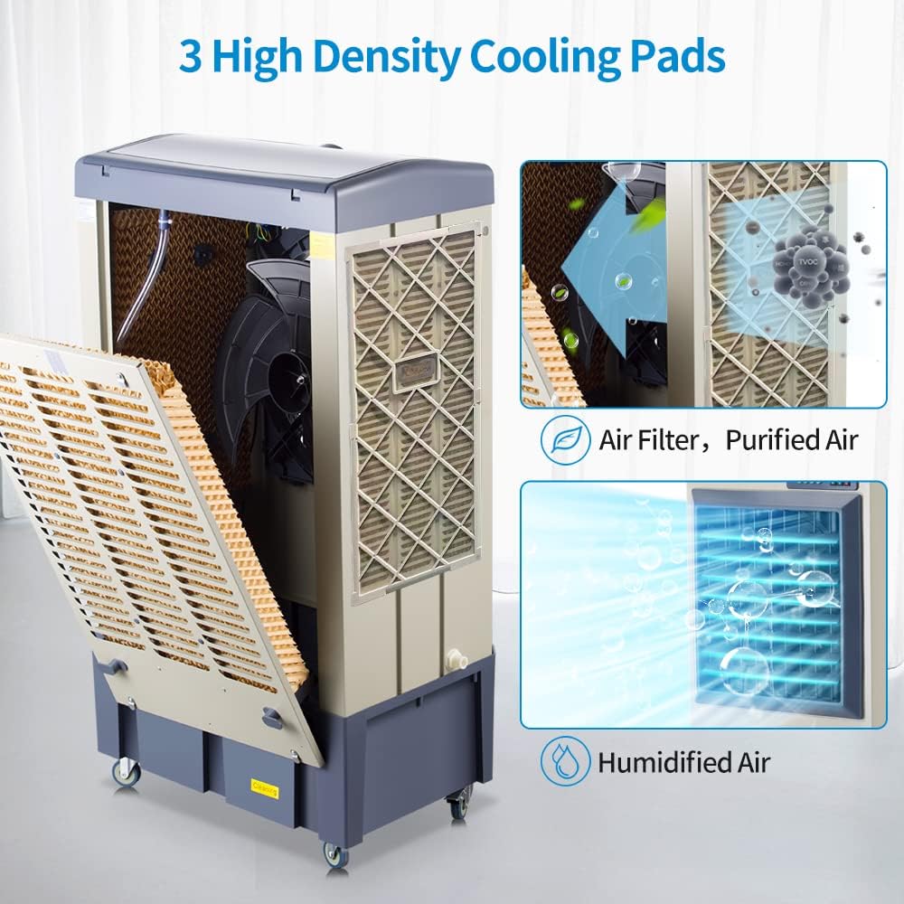 Uthfy 8979 CFM Swamp Cooler, 58