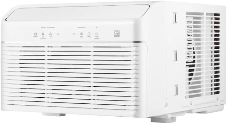 Midea 12,000 BTU DOE SmartCool Inverter Window Air Conditioner with Remote Control, Cools Spaces Up To 550 sq. ft., Alexa & Google Home Compatible, 3-in-1 Comfort MAW12V1YWT-S (Renewed)