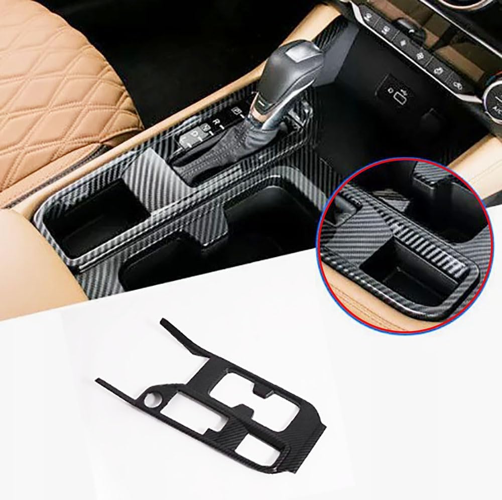 Car Accessories Fit for Nissan Sylphy Sentra 2020 ABS Carbon Fiber Interior Central Control Gear Shift Box Panel Cover Trim 1PCS Set