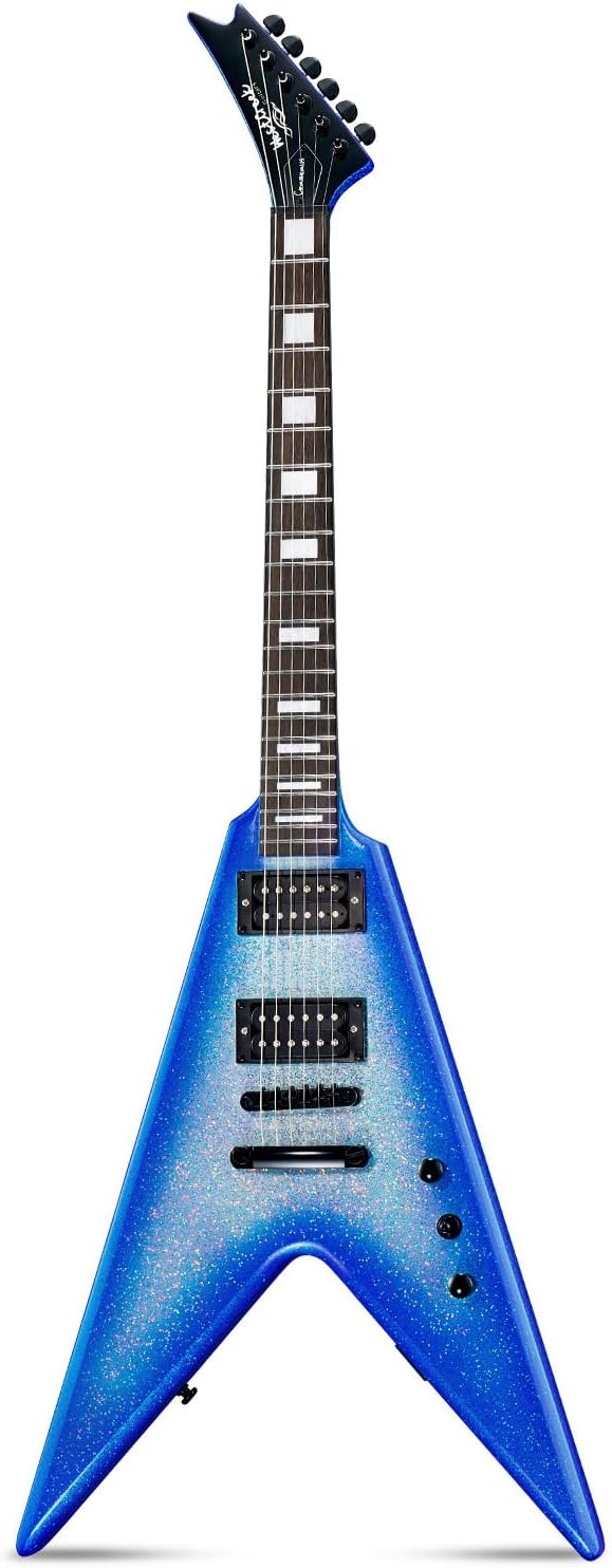 WestCreek CERBERUS Solid Body Electric Guitar, V Heavy Metal Guitar, Right Handed, Rounded End Frets, Bone Nut, Rosewood Fretboard, Mahogany Body