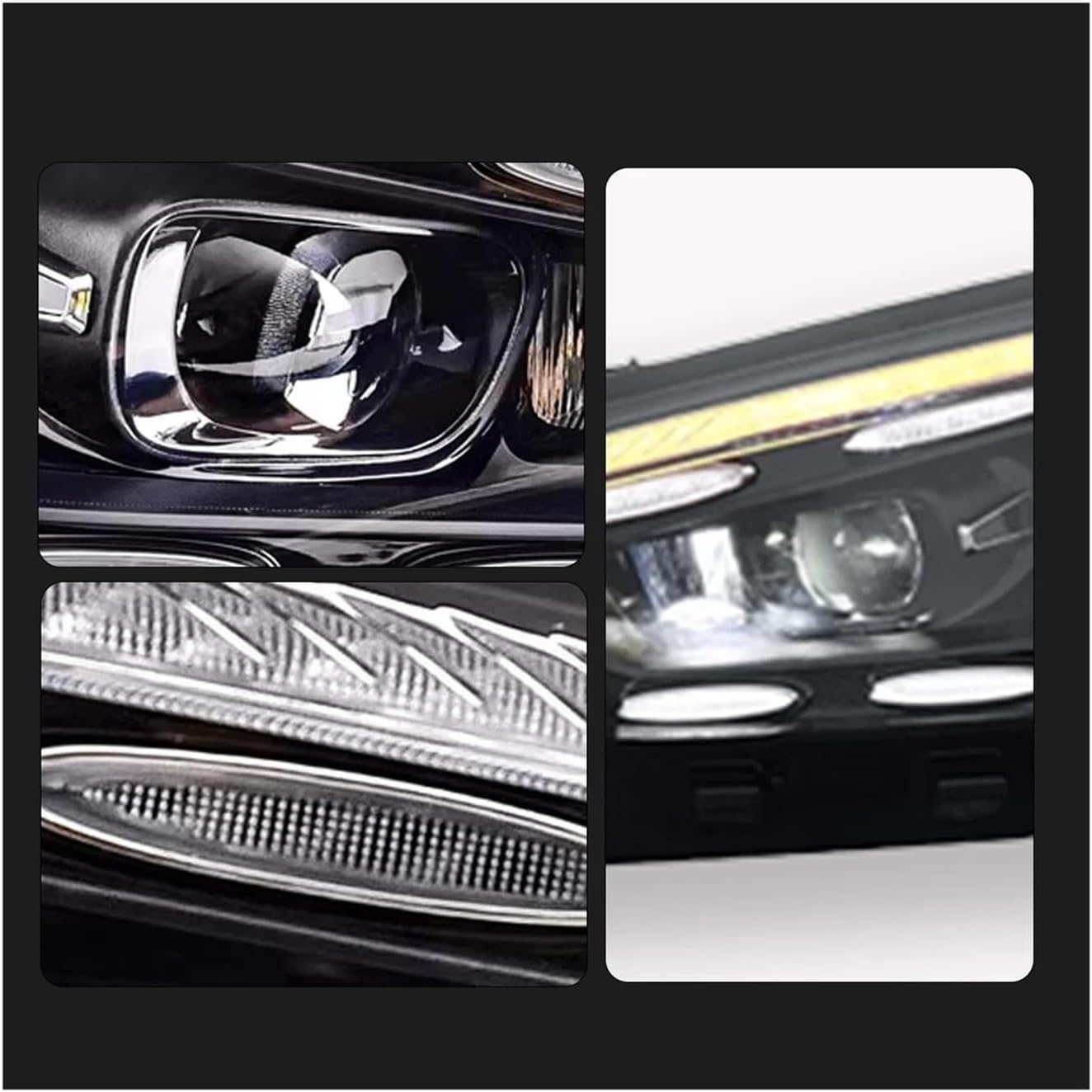 Car Lights Compatible For Benz GLE W167 Headlight 2020-2024 LED Projetor Head Lamp Daytime Running Light Automotive Accessories