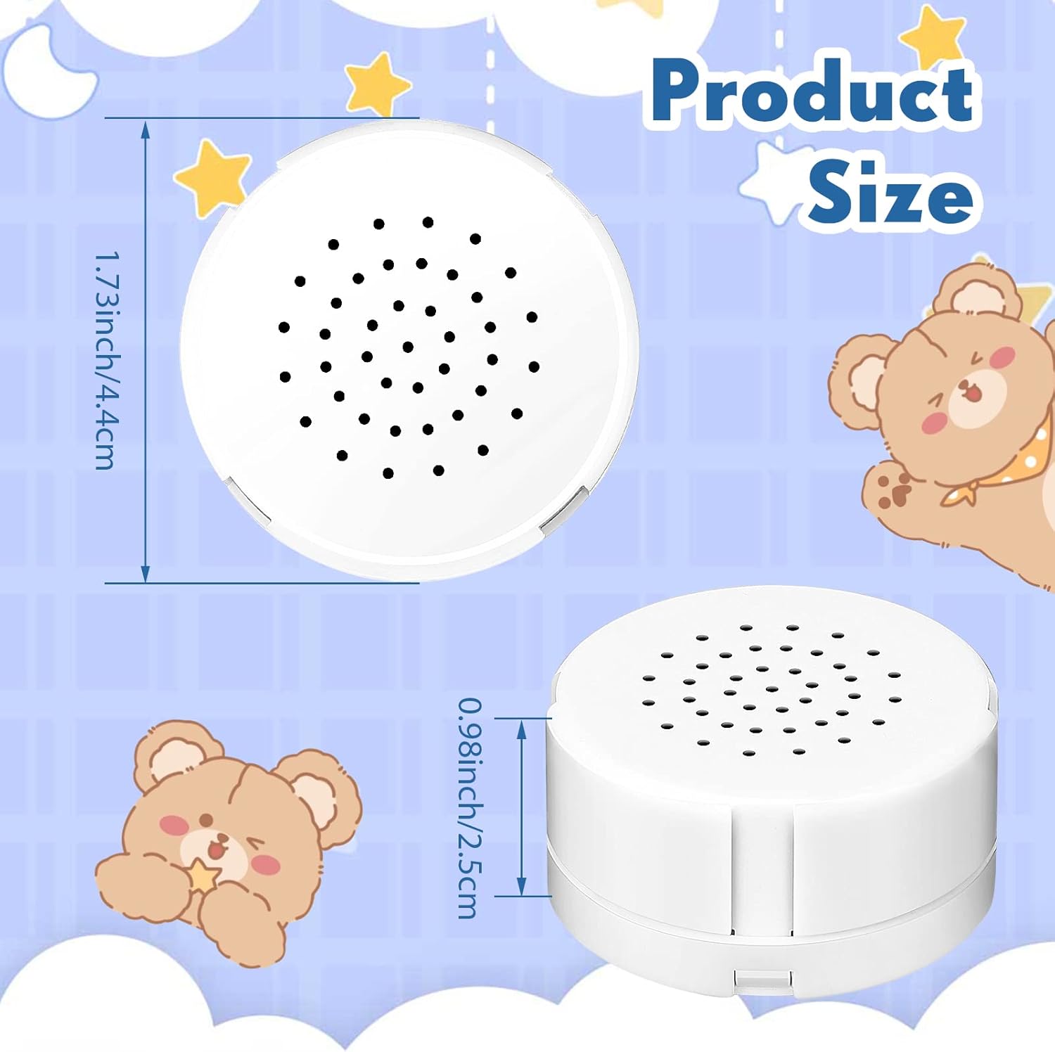 Fabbay 20 Pieces 20 Second Voice Recorder for Stuffed Animal, Sound Recorder Box Recordable Button Module Recording Device Record Custom Message Music for Plush Doll Stuffed Bear Toy Pillow