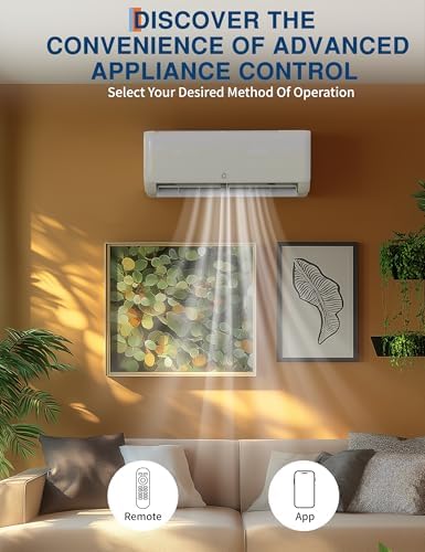 GarveeHome Fast Cooling, Inverter Technology, 18000 BTU Mini Split Air Conditioner Ultra Quiet Operation, Smart Control, and Washable Air Filter for Optimal Comfort