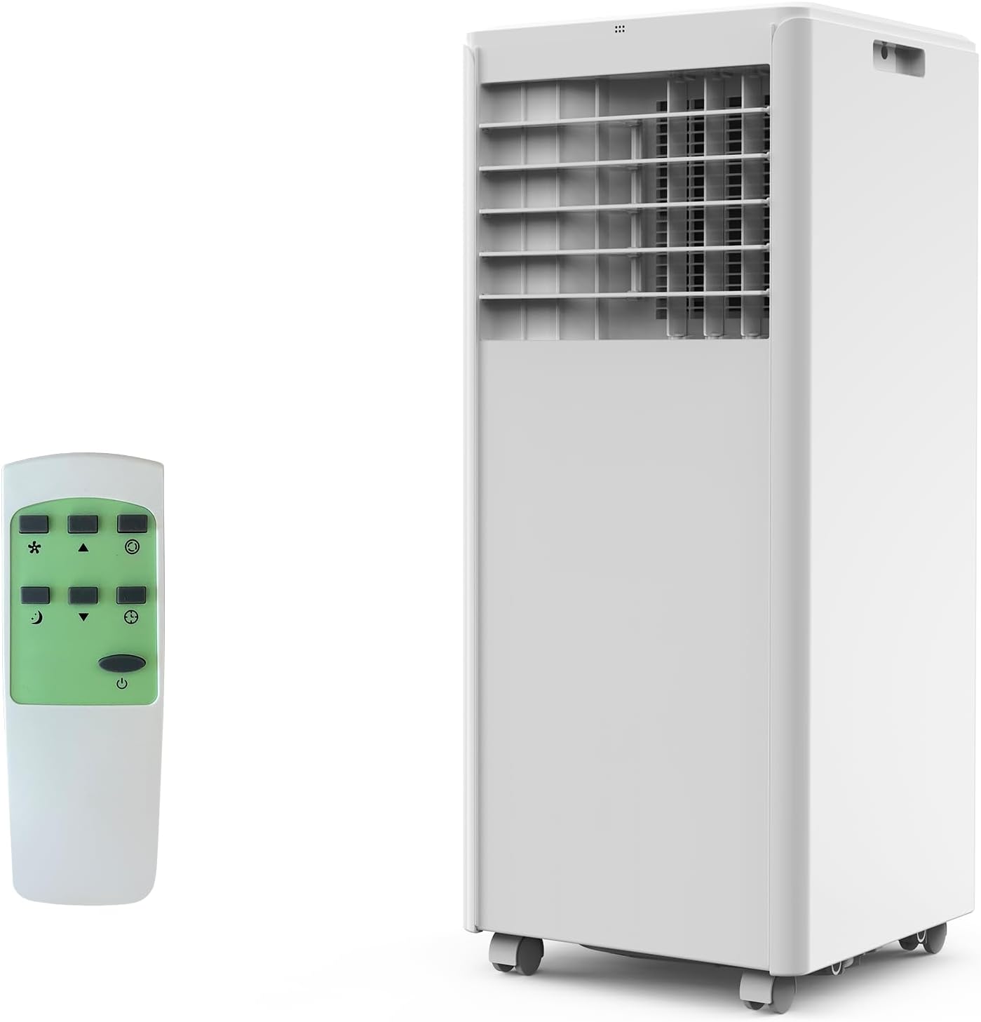 8000 BTUs Portable Air Conditioner, Air Conditioners 3-In-1 Cooling, Fan & Dehumidifier for Up to 350 Sq.Ft, Remote Control, 24H Timer, Smart Sleep Mode, Floor AC Units, LED Display