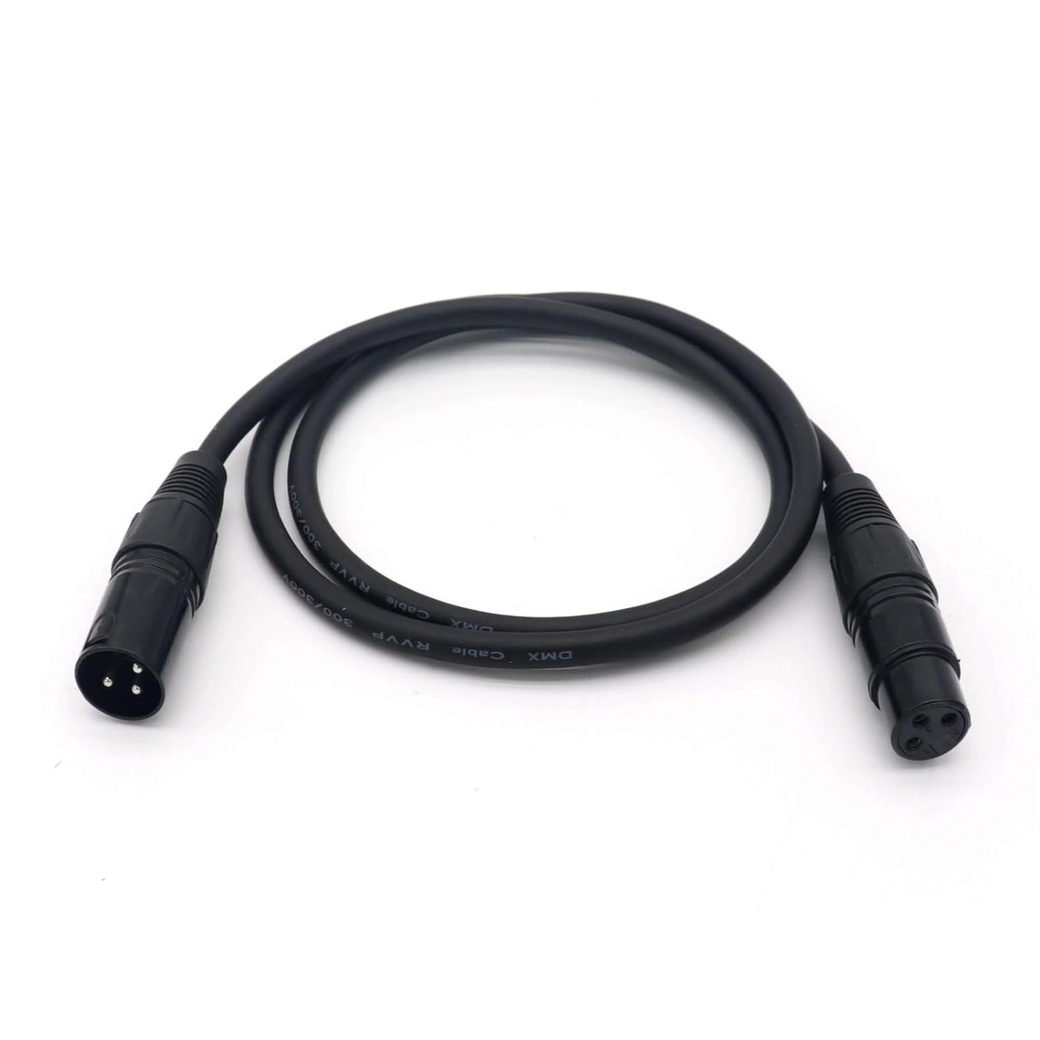 Shielded 3-Pin XLR Balanced Cable – Male-to-Female Mic Cord for Mixer, Speaker, Amplifier & Studio(5)