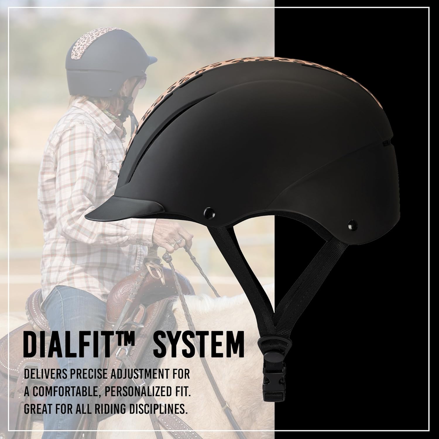 Troxel Spirit Full Coverage Horse Riding Helmet, Low-Profile Adjustable Design, Safety Horseback Riding Gear