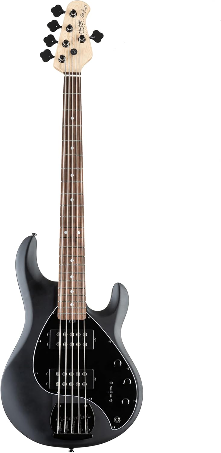 Sterling By Music Man StingRay RAY5HH Bass Guitar - Stealth Black