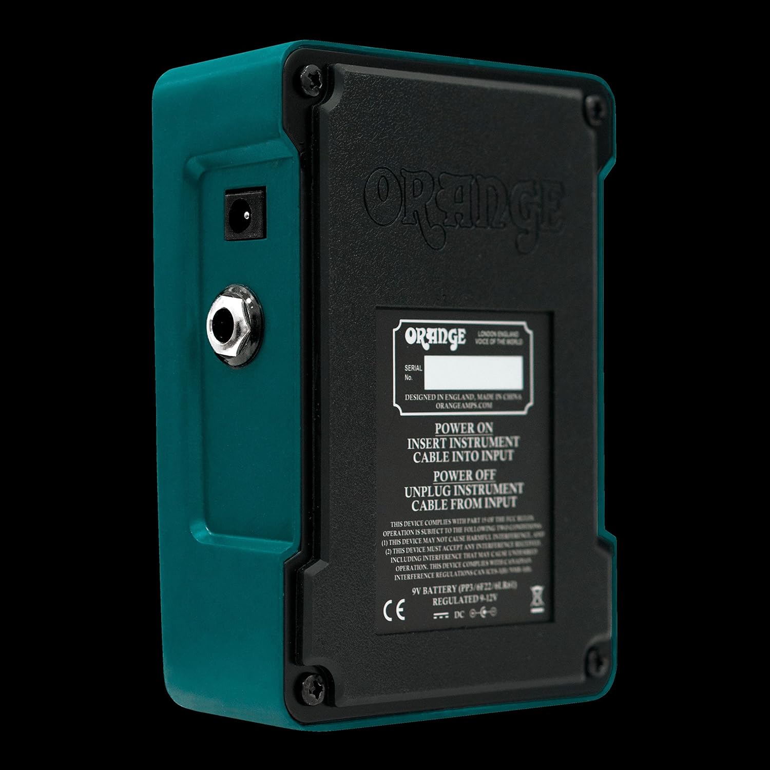 Orange Getaway Driver Overdrive Pedal, Blue