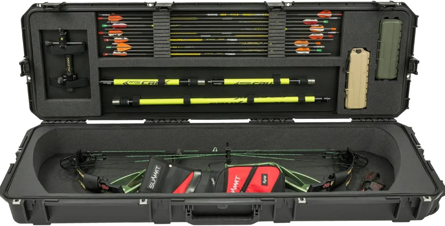 SKB Cases 2SKB-4009 Hard Exterior ATA 300 Category 1 Waterproof Short Double Rifle Transport Case