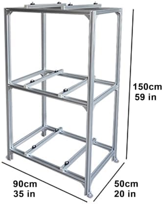 Heavy Duty Ground Stand for Mini Split Air Conditioners, Ductless Heat Pump Bracket for 9,000-18,000 BTU, Condenser Support (90x40x150cm)