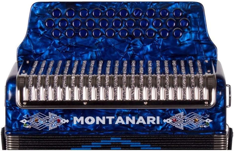 Montanari 3112 G Acordeon FA Azul Accordion FBE
