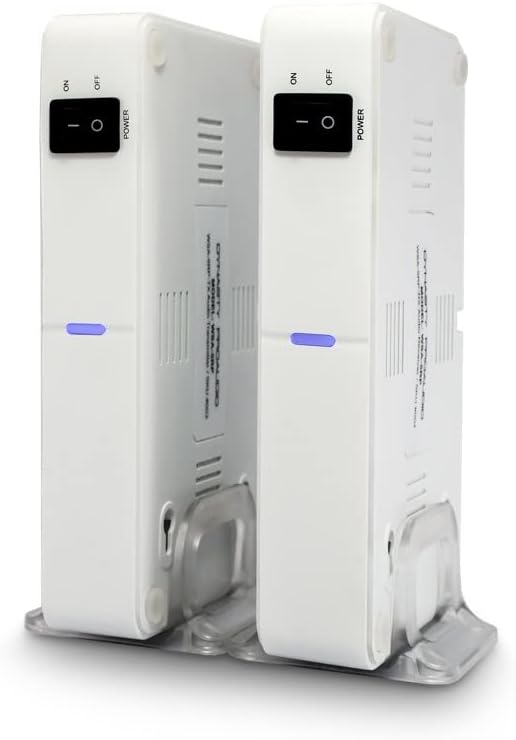 DYNASTY PROAUDIO WSA-5RP Wireless Surround Sound Rear Speakers Kit with 2 x 50W Amplifier Built-in, 5.2G / 5.8GHz Dual Band Selectable, Total 106 RF Channel Auto Switching