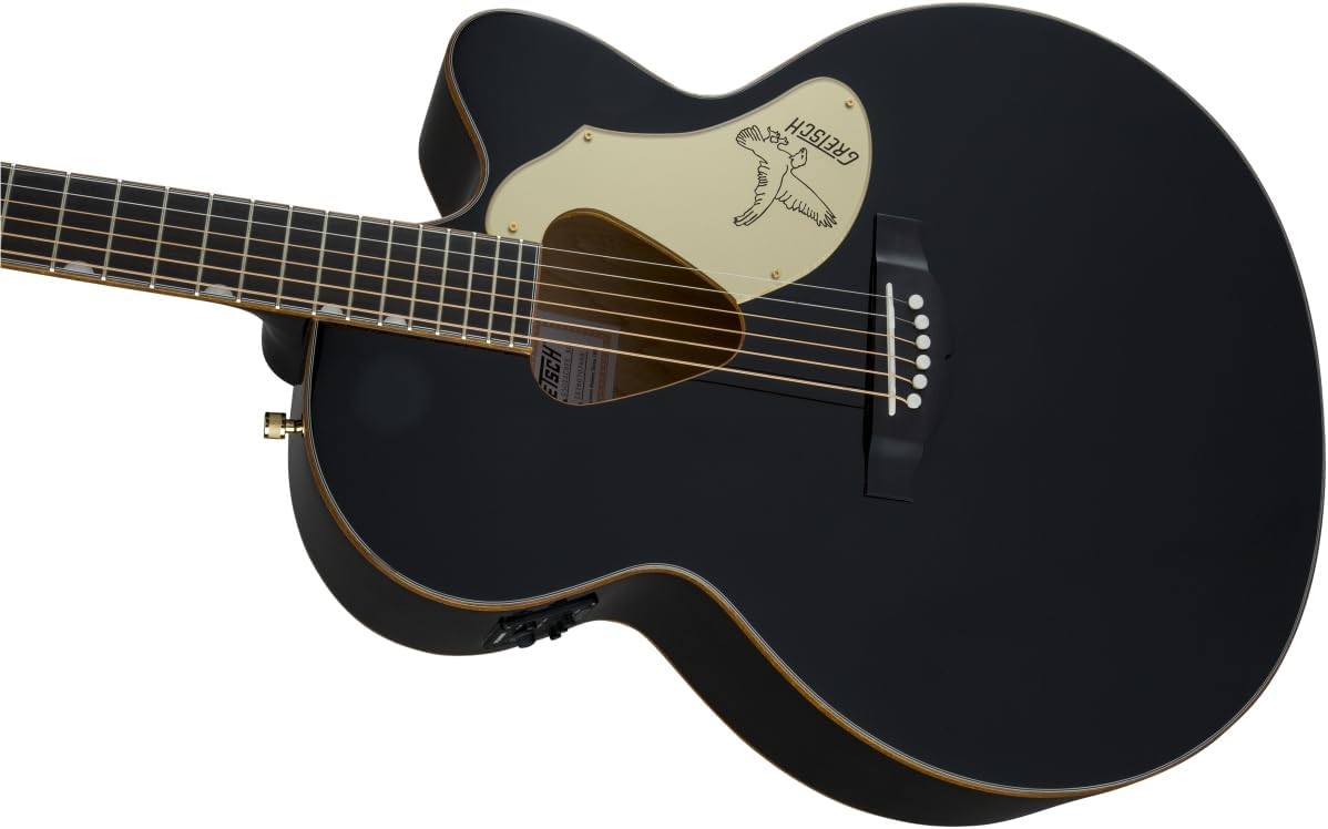 Gretsch G5022CBFE Rancher Falcon Jumbo Cutaway Acoustic-Electric Guitar - Black