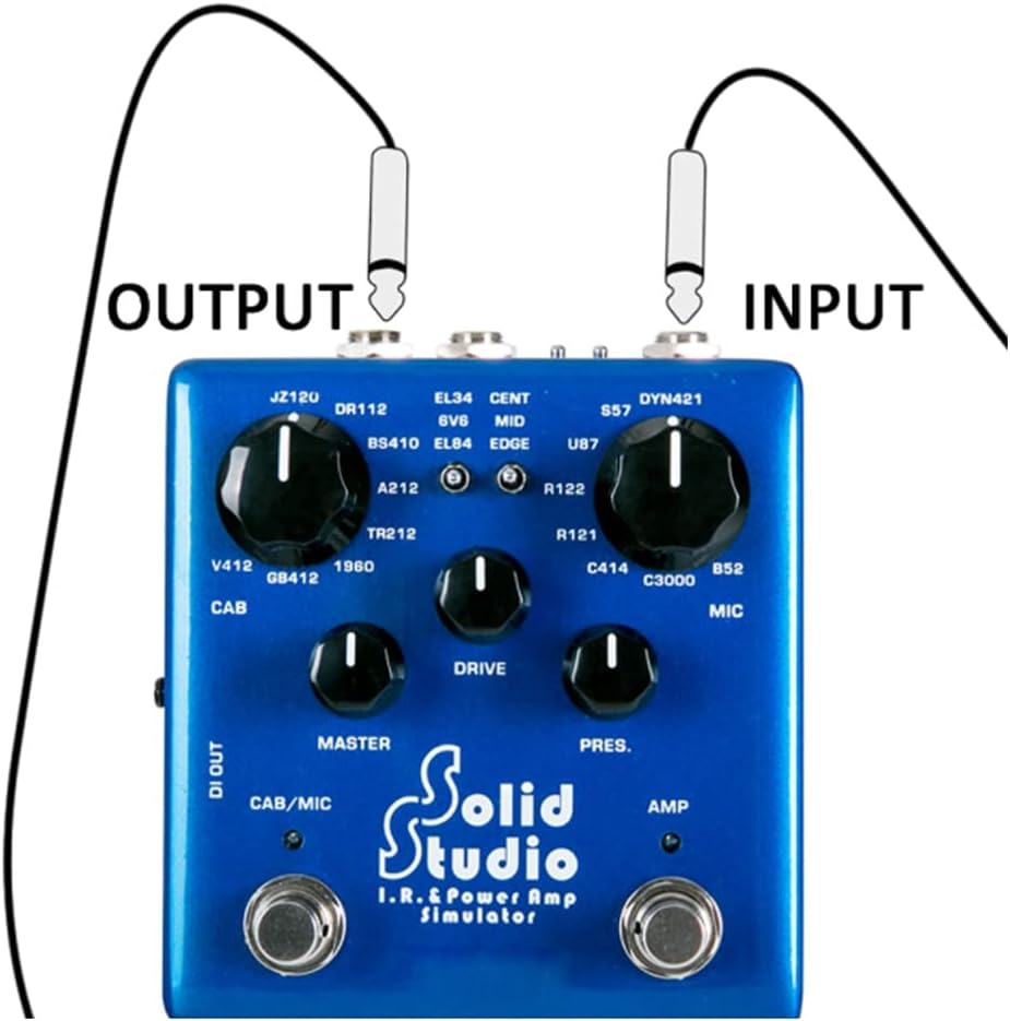 NSS5 Solid Studio IR & Power Amp Simulator Pedal Guitar Speaker Effect
