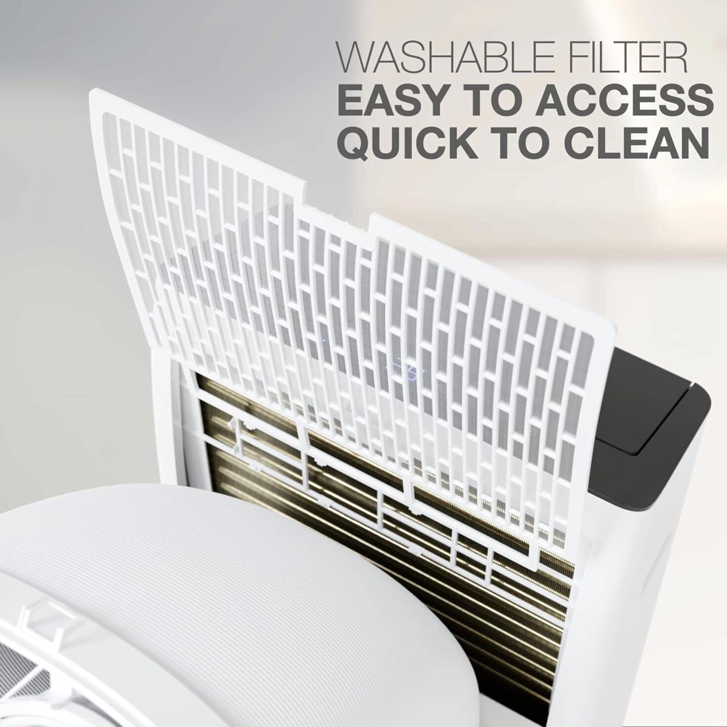 Cooper&Hunter 14,000 BTU (12,000 BTU SACC) Inverter Portable Air Conditioner with Heat Pump with Dual Hose, Dehumidifier, and Fan For Areas Up To 550 Sq. Ft, with Remote Control & Window Kit