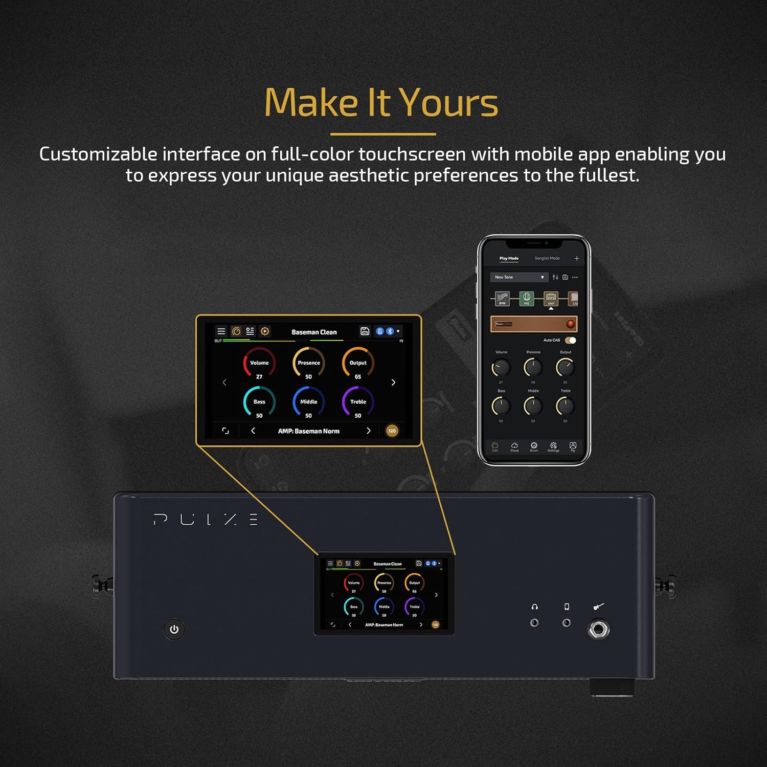 Hotone Pulze 30-watt Portable Modeling Amplifier - Eclipse