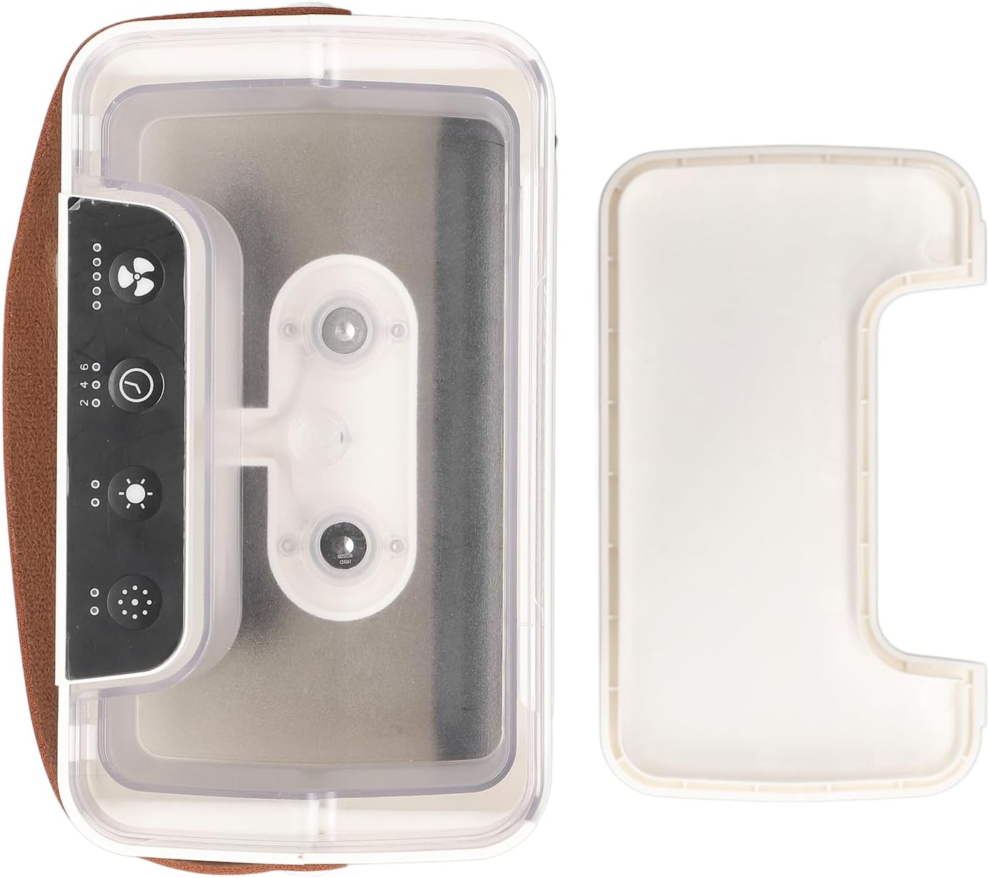 Portable Air Conditioners, Evaporative Mini Air Cooler, Air Cooler Cooling Fan, 2 Cold Mists, 5 Speeds Fan, 7 LEDs, with 680 Ml Tank, for Room Bedroom Office